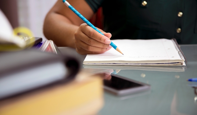 Person taking notes