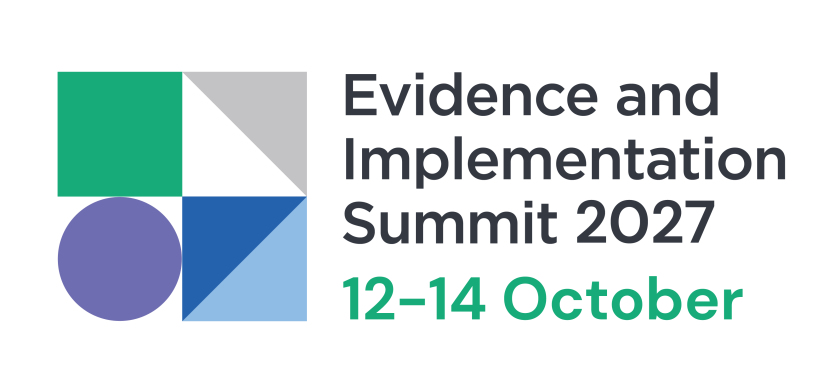 Evidence and Implementation Summit dates: 12-14 October 2027